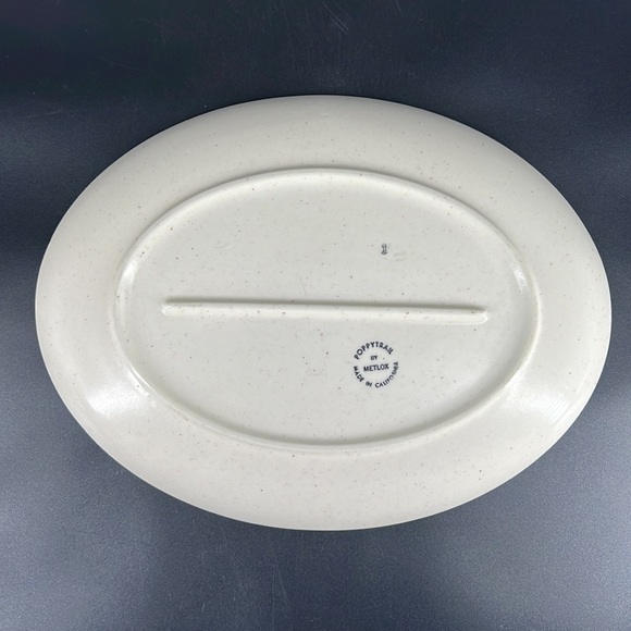 Metlox PoppyTrail Platter - Picture 8 of 9